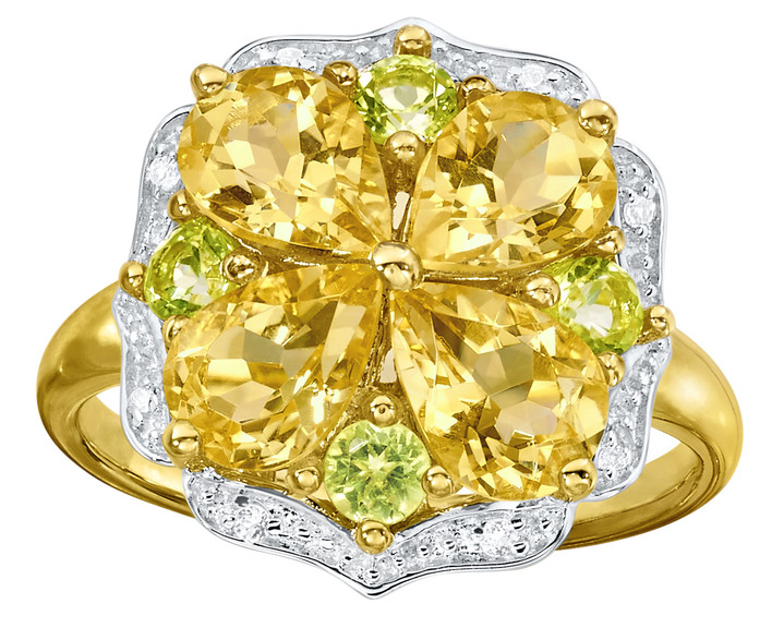 Ringe - Damenring im Blumen-Design Ansicht 2 Ringe - Damenring im Blumen-Design, in Größe 160 bis 220, in Farbe  Ansicht 2