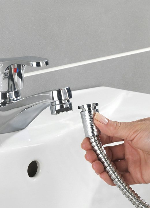 Badezimmeraccessoires - Waschbeckendusche Ansicht 3 Badezimmeraccessoires - Waschbeckendusche, in Farbe  Ansicht 3