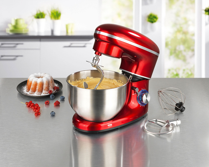 Küchengeräte - Küchenmaschine mit Planetenrührwerk Ansicht 2 Küchengeräte - Küchenmaschine mit Planetenrührwerk, in Farbe BEERE Ansicht 2