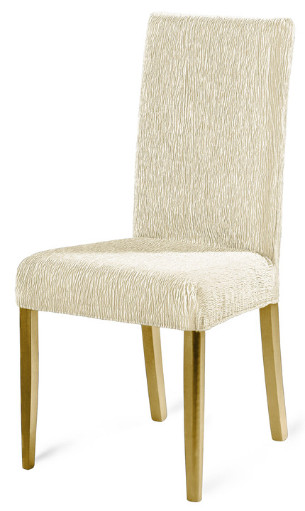 Sessel- & Sofaüberwürfe - Elastische Stuhlbezüge, in Größe 106 (Stuhlbezug) bis 112 (Stuhlbezug, 2er-Set), in Farbe NATUR Ansicht 1