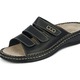 Sandalen & Pantoletten - Mubb, bequeme Herren-Pantoletten, Weite H, mit herausnehmbarem Fußbett, in Größe 040 bis 046, in Farbe SCHWARZ – Farbe SCHWARZ – Ansicht 1