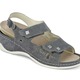 Sandaletten & Pantoletten - Mubb, bequeme Damen-Sandalen, Weite H, mit herausnehmbarem Fußbett – Farbe GRAU – Ansicht 2 Sandaletten & Pantoletten - Mubb, bequeme Damen-Sandalen, Weite H, mit herausnehmbarem Fußbett, in Größe 036 bis 042, in Farbe GRAU – Farbe GRAU – Ansicht 2
