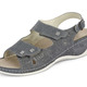 Sandaletten & Pantoletten - Mubb, bequeme Damen-Sandalen, Weite H, mit herausnehmbarem Fußbett – Farbe GRAU – Ansicht 1 Sandaletten & Pantoletten - Mubb, bequeme Damen-Sandalen, Weite H, mit herausnehmbarem Fußbett, in Größe 036 bis 042, in Farbe GRAU – Farbe GRAU – Ansicht 1