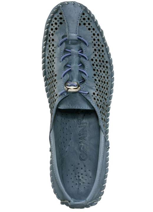 Slipper & Schnürschuhe - Gemini, bequeme Damen-Slipper, Weite G, mit herausnehmbarem Fußbett, in Größe 036 bis 042, in Farbe JEANS Ansicht 3