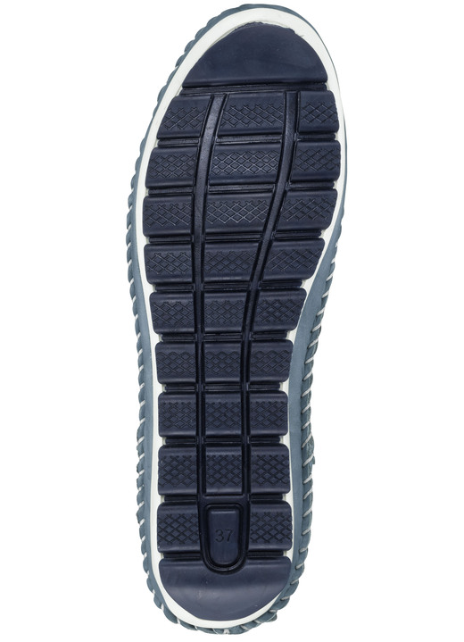 Slipper & Schnürschuhe - Gemini, bequeme Damen-Slipper, Weite G, mit herausnehmbarem Fußbett Ansicht 4 Slipper & Schnürschuhe - Gemini, bequeme Damen-Slipper, Weite G, mit herausnehmbarem Fußbett, in Größe 036 bis 042, in Farbe JEANS Ansicht 4