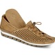 Slipper & Schnürschuhe - Gemini, bequeme Damen-Slipper, Weite G, mit herausnehmbarem Fußbett – Farbe CAMEL – Ansicht 2 Slipper & Schnürschuhe - Gemini, bequeme Damen-Slipper, Weite G, mit herausnehmbarem Fußbett, in Größe 036 bis 042, in Farbe JEANS – Farbe CAMEL – Ansicht 2