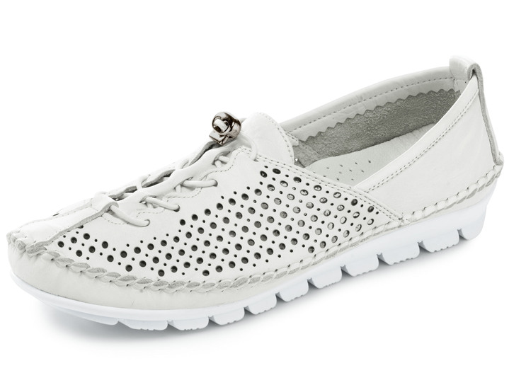 Slipper & Schnürschuhe - Gemini, bequeme Damen-Slipper, Weite G, mit herausnehmbarem Fußbett Ansicht 9 Slipper & Schnürschuhe - Gemini, bequeme Damen-Slipper, Weite G, mit herausnehmbarem Fußbett, in Größe 036 bis 042, in Farbe JEANS Ansicht 9