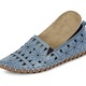Slipper & Schnürschuhe - Gemini, sommerliche Damen-Slipper, Weite G, mit herausnehmbarem Fußbett, in Größe 036 bis 042, in Farbe COGNAC – Farbe JEANS – Ansicht 2