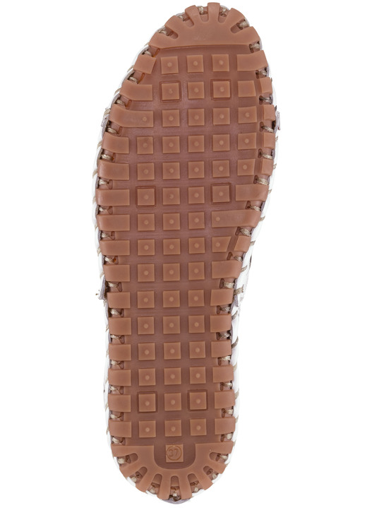 Slipper & Schnürschuhe - Gemini, sommerliche Damen-Slipper, Weite G, mit herausnehmbarem Fußbett, in Größe 036 bis 042, in Farbe COGNAC Ansicht 16