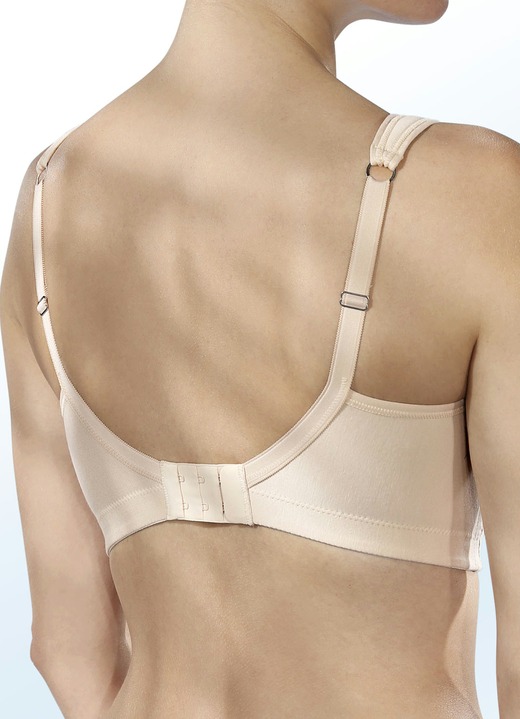 BH mit Spitze - Swegmark of Sweden-BH mit elastischer Spitze, in Größe 075 bis 100, in Cup E, in Farbe WEISS Ansicht 6