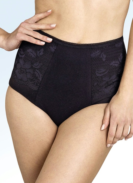 Miederhosen & Hüfthalter - Miss Mary Miederhose mit Elastikspitze, in Größe 038 bis 054, in Farbe WEISS Ansicht 18