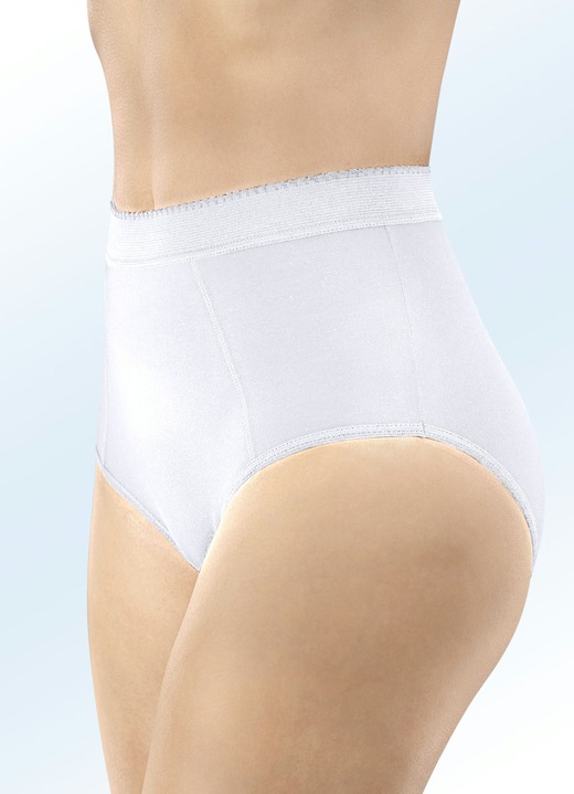 Slips - Fünferpack Formslips mit verstärkter Bauchpartie Ansicht 3 Slips - Fünferpack Formslips mit verstärkter Bauchpartie, in Größe 038 bis 056, in Farbe 3X SCHWARZ, 2X WEISS Ansicht 3