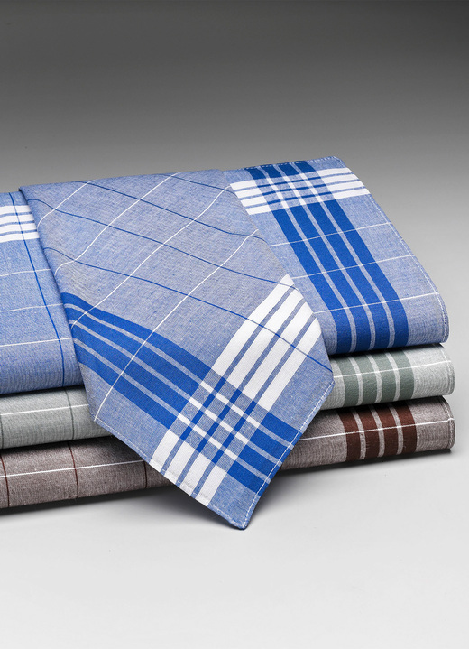 Praktische Hilfsmittel - Herren-Stofftaschentücher, in Farbe  Ansicht 2