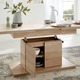 Couchtische - Couchtisch mit Schrankfunktion – Farbe EICHE SONOMA – Ansicht 2 Couchtische - Couchtisch mit Schrankfunktion, in Farbe BUCHE – Farbe EICHE SONOMA – Ansicht 2