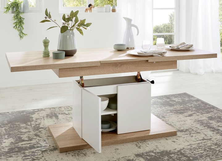 Couchtische - Couchtisch mit Schrankfunktion Ansicht 3 Couchtische - Couchtisch mit Schrankfunktion, in Farbe BUCHE Ansicht 3