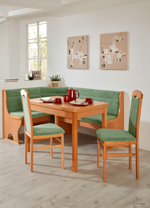 Esstische - Stilvolle Esszimmermöbel, in Farbe NUSSBAUM-BEIGE, in Ausführung 2er-Set Stühle Ansicht 12