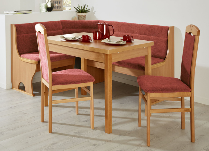 Esstische - Stilvolle Esszimmermöbel, in Farbe NUSSBAUM-BEIGE, in Ausführung 2er-Set Stühle Ansicht 4