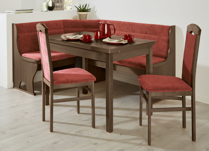 Esstische - Stilvolle Esszimmermöbel, in Farbe NUSSBAUM-BEIGE, in Ausführung 2er-Set Stühle Ansicht 3