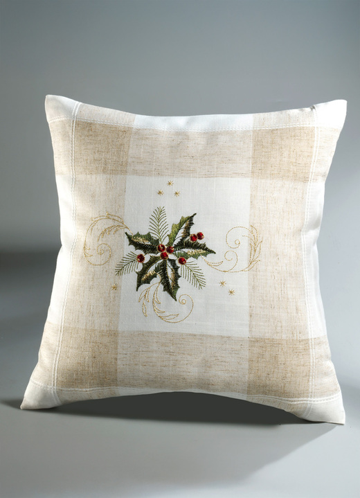 Heimtextilien - Weihnachtliche Raum und Tisch-Accessoires mit dezentem Dessin, in Größe 101 (Läufer, 35/ 50 cm) bis 404 (Kissenbezug, 40/ 40 cm), in Farbe  Ansicht 1