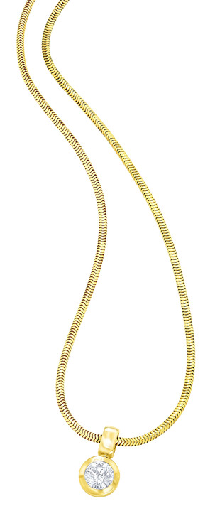 Anhänger - Anhänger mit Brillant, in Farbe  Ansicht 2