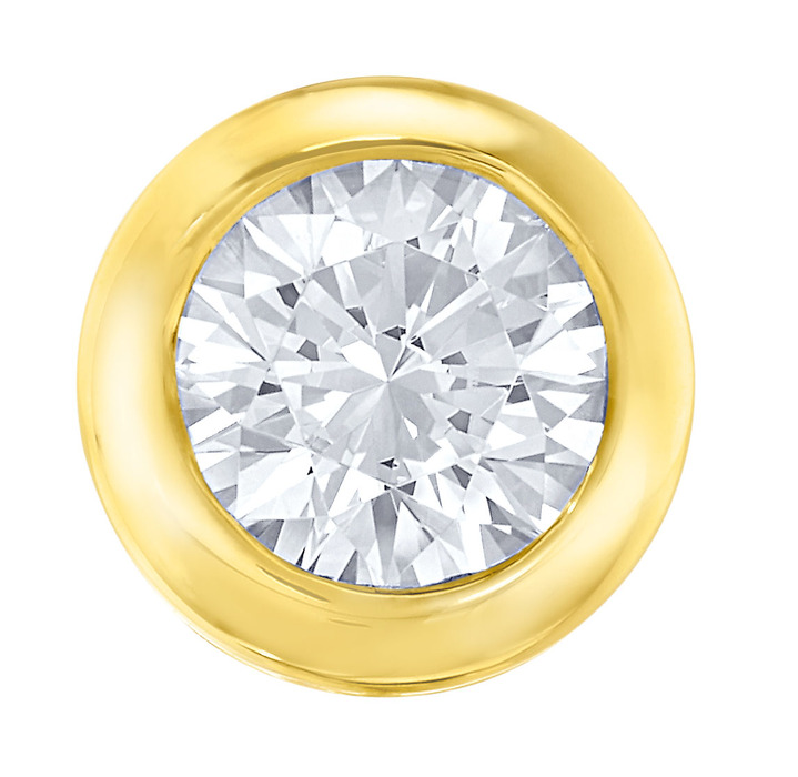 Ohrschmuck - Ohrstecker mit Brillanten, in Farbe  Ansicht 2