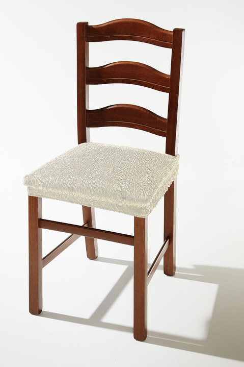 Sessel- & Sofaüberwürfe - Elastischer Sitzflächen-Bezug, in Größe 106 (Sitzflächen-Bezug) bis 112 (Sitzflächen-Bezug, 2er-Set), in Farbe NATUR Ansicht 1