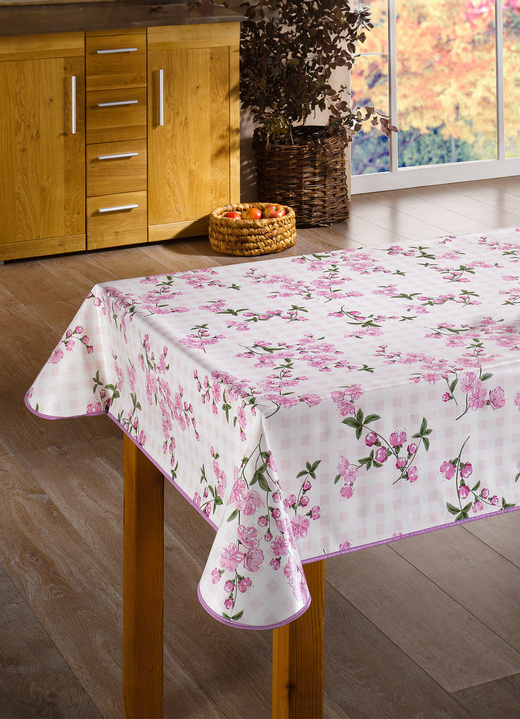 Gartentischdecken - Hochwertige und pflegeleichte Wachstuch-Tischdecken, in Größe 108 (Mitteldecke, 80/ 80 cm) bis 170 (Tischdecke oval, 155/220 cm), in Farbe HELLGELB Ansicht 4