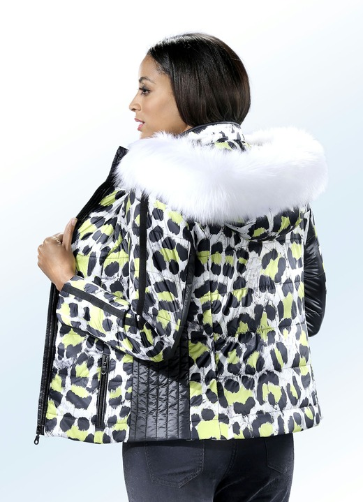 - Jacke mit farbbrillantem Inkjet-Druck, in Größe 034 bis 050, in Farbe WEISS-BUNT Ansicht 2