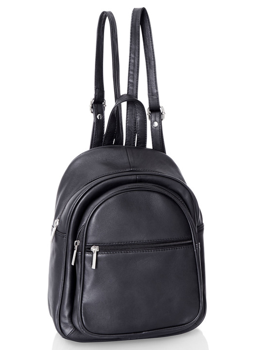 Taschen - Laurina, Rucksack, Damen, mit zwei verstellbaren Umhängeriemen, in Farbe RUBINROT Ansicht 3