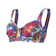 Bikinis - Bikini mit herausnehmbaren Softschalen, Zierschlaufe und Druckdessin allover – Farbe ROT-BUNT – Ansicht 3 Bikinis - Bikini mit herausnehmbaren Softschalen, Zierschlaufe und Druckdessin allover, in Größe 036 bis 050, in Cup B, in Farbe ROT-BUNT – Farbe ROT-BUNT – Ansicht 3