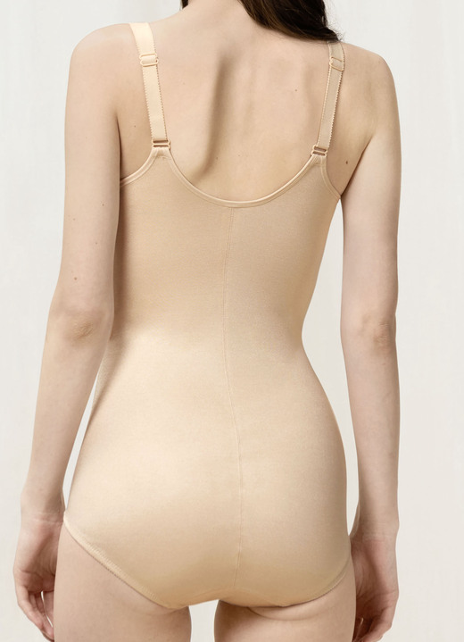 Korseletts - Triumph Doreen+Cotton Hosenkorselett mit bestickten Obercups Ansicht 3 Korseletts - Triumph Doreen+Cotton Hosenkorselett mit bestickten Obercups, in Größe 080 bis 110, in Cup B, in Farbe PUDER Ansicht 3