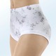Slips - Fünferpack Slips mit auswechselbarem Gummizug – Farbe WEISS-BUNT BEDRUCKT – Ansicht 1 Slips - Fünferpack Slips mit auswechselbarem Gummizug, in Größe 040 bis 060, in Farbe WEISS-BUNT BEDRUCKT – Farbe WEISS-BUNT BEDRUCKT – Ansicht 1