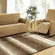Sessel- & Sofaüberwürfe - Stretchbezüge mit schöner Strukturierung – Farbe BEIGE – Ansicht 3 Sessel- & Sofaüberwürfe - Stretchbezüge mit schöner Strukturierung, in Größe 101 (Sesselbezug) bis 115 (Stuhlbezüge, 4er-Set), in Farbe GRÜN – Farbe BEIGE – Ansicht 3