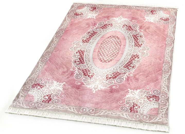 Teppiche - Besonders flache Brücken, Galerien und Teppiche, in Größe 101 (Brücke, 50x 80 cm) bis 304 (Teppich, ø 150 cm), in Farbe BEIGE Ansicht 4