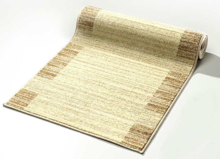 Teppiche - Ansprechende Läufer in Wunschlänge, in Größe 101 (Läufer, 60 cm breit) bis 106 (Läufer, 100 cm breit), in Farbe BEIGE Ansicht 1