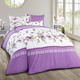 Bettwäschegarnituren - Jersey  Bettwäsche-Garnitur aus 100% Baumwolle, in Größe 111 (40/80 cm + 135/200 cm) bis 412 (4-teiliges Sparset: 2x 80/80 cm + 2x 135/200 cm), in Farbe LILA