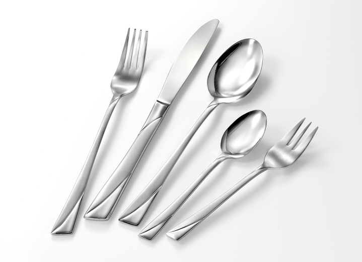 Besteck - Menübesteck aus rostfreiem Edelstahl, in Farbe EDELSTAHL, in Ausführung 30-teilig Ansicht 2