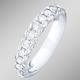 Ringe - Memoire-Brillantring in verschiedenen Karatgewichten – Ansicht 1 Ringe - Memoire-Brillantring in verschiedenen Karatgewichten, in Größe 160 bis 220, in Farbe  – Ansicht 1
