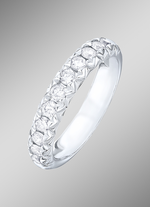Ringe - Memoire-Brillantring in verschiedenen Karatgewichten Ansicht 3 Ringe - Memoire-Brillantring in verschiedenen Karatgewichten, in Größe 160 bis 220, in Farbe  Ansicht 3