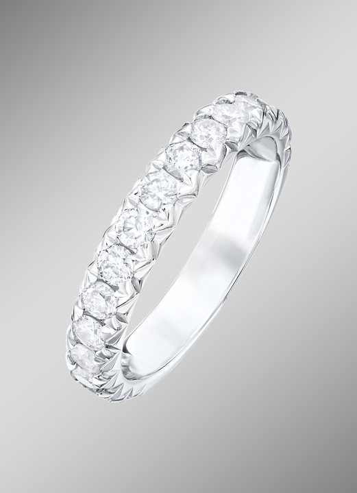 Ringe - Memoire-Brillantring in verschiedenen Karatgewichten Ansicht 4 Ringe - Memoire-Brillantring in verschiedenen Karatgewichten, in Größe 160 bis 220, in Farbe  Ansicht 4