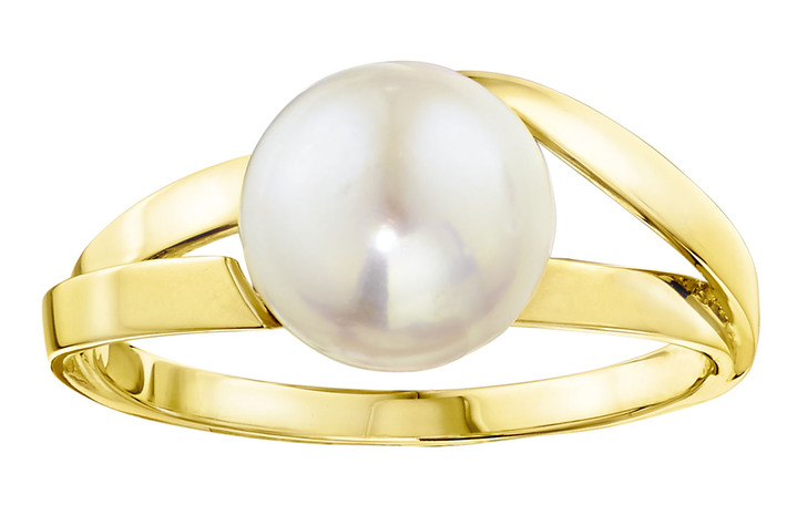 Ringe - Damenring mit Süßwasser-Zuchtperlen-Bouton, in Größe 160 bis 220, in Farbe  Ansicht 2
