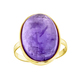 Ringe - Damenring mit echt Amethyst-Cabochon – Ansicht 2 Ringe - Damenring mit echt Amethyst-Cabochon, in Größe 160 bis 220, in Farbe  – Ansicht 2