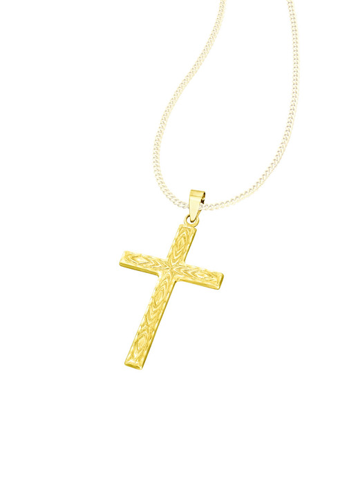 Schmuck & Uhren - Diamantierter Kreuz-Anhänger Ansicht 2 Schmuck & Uhren - Diamantierter Kreuz-Anhänger, in Farbe  Ansicht 2