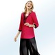 Blusen & Tuniken - Bluse mit schwarzen Applikationen – Farbe FUCHSIA – Ansicht 2 Blusen & Tuniken - Bluse mit schwarzen Applikationen, in Größe 038 bis 054, in Farbe FUCHSIA – Farbe FUCHSIA – Ansicht 2