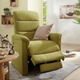 TV-Sessel / Relax-Sessel - Relax-Sessel mit doppelter Federung, in Farbe HELLGRAU – Farbe GRÜN – Ansicht 2