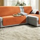 Sessel- & Sofaüberwürfe - Sessel-,Couch- und Armlehnenschoner mit Bandeinfassung – Farbe ORANGE – Ansicht 4 Sessel- & Sofaüberwürfe - Sessel-,Couch- und Armlehnenschoner mit Bandeinfassung, in Größe 101 (Sesselschoner, 50x150 cm) bis 865 (2 Armlehnenschoner, 50x 70 cm), in Farbe TANNE – Farbe ORANGE – Ansicht 4