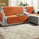 Sessel- & Sofaüberwürfe - Sessel-,Couch- und Armlehnenschoner mit Bandeinfassung – Farbe ORANGE – Ansicht 1 Sessel- & Sofaüberwürfe - Sessel-,Couch- und Armlehnenschoner mit Bandeinfassung, in Größe 101 (Sesselschoner, 50x150 cm) bis 865 (2 Armlehnenschoner, 50x 70 cm), in Farbe TANNE – Farbe ORANGE – Ansicht 1
