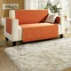 Sessel- & Sofaüberwürfe - Sessel-,Couch- und Armlehnenschoner mit Bandeinfassung – Farbe ORANGE – Ansicht 2 Sessel- & Sofaüberwürfe - Sessel-,Couch- und Armlehnenschoner mit Bandeinfassung, in Größe 101 (Sesselschoner, 50x150 cm) bis 865 (2 Armlehnenschoner, 50x 70 cm), in Farbe TANNE – Farbe ORANGE – Ansicht 2