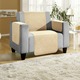 Sessel- & Sofaüberwürfe - Sessel-,Couch- und Armlehnenschoner mit Bandeinfassung – Farbe BEIGE – Ansicht 3 Sessel- & Sofaüberwürfe - Sessel-,Couch- und Armlehnenschoner mit Bandeinfassung, in Größe 101 (Sesselschoner, 50x150 cm) bis 865 (2 Armlehnenschoner, 50x 70 cm), in Farbe TANNE – Farbe BEIGE – Ansicht 3