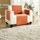 Sessel- & Sofaüberwürfe - Sessel-,Couch- und Armlehnenschoner mit Bandeinfassung – Farbe ORANGE – Ansicht 3 Sessel- & Sofaüberwürfe - Sessel-,Couch- und Armlehnenschoner mit Bandeinfassung, in Größe 101 (Sesselschoner, 50x150 cm) bis 865 (2 Armlehnenschoner, 50x 70 cm), in Farbe TANNE – Farbe ORANGE – Ansicht 3